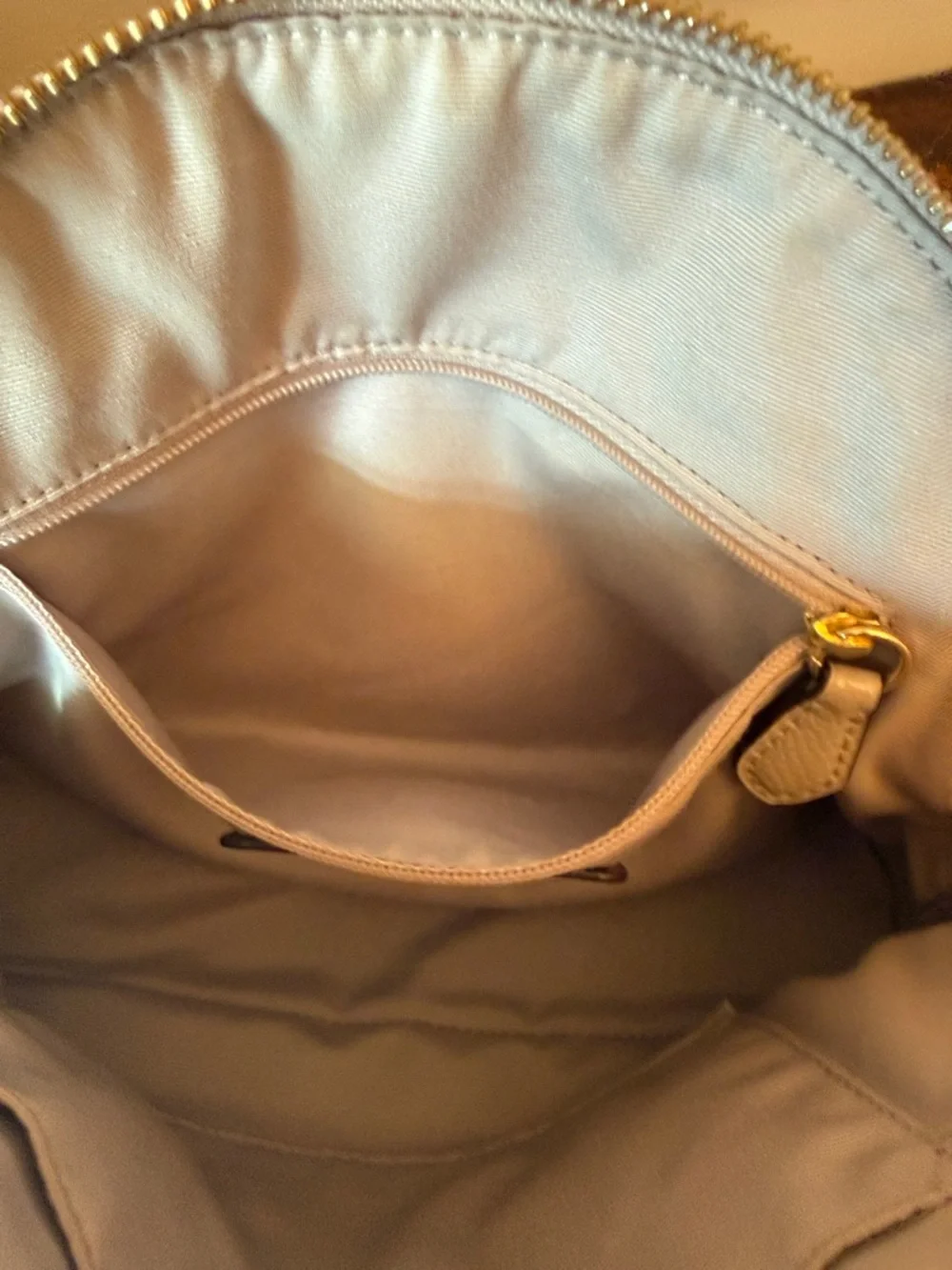 Coach Crossgrain Leather Mini Cora Domed Satchel F34517 Gray Birch Chalk